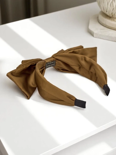 Royalfashion Satin-Haarreif mit Schleife Celine