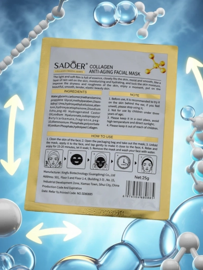 Collagen Gesichtsmaske Sadoer Alethea 25ml Anti-Aging Protein