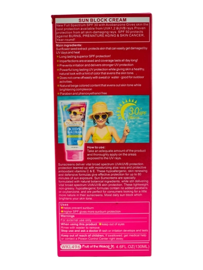 Sonnenschutz für Kinder LSF 30