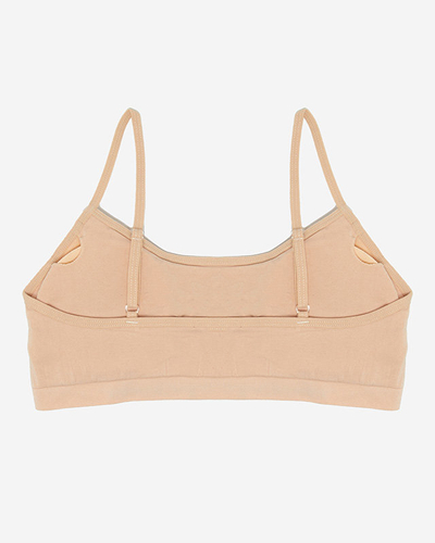 Kinder-Sport-BH in Beige - Unterwäsche