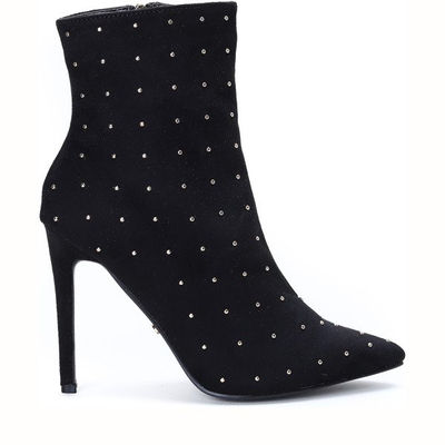 Schwarze Stöckelschuhe mit Strasssteinen Audrey - Footwear