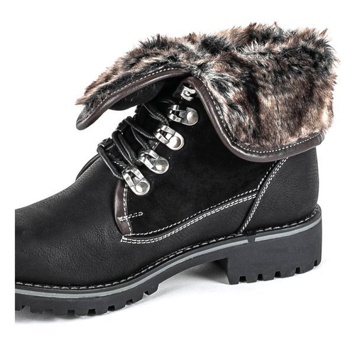 Чорні черевики із закатним валом Briathos - Взуття