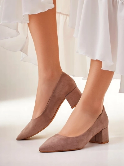 Royalfashion Damen Pumps mit niedriger Absätzen Agas