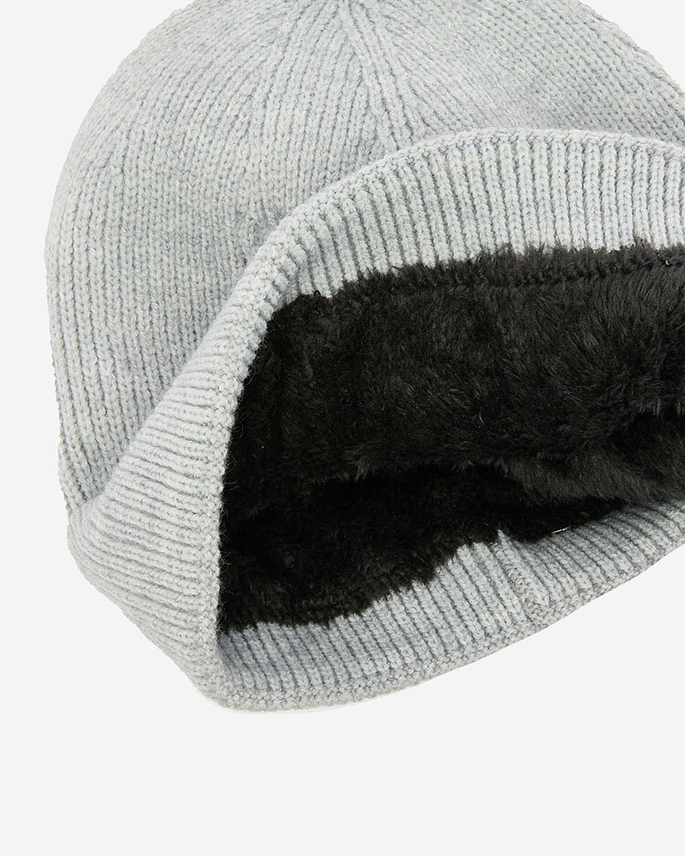 Royalfashion Gray insulated women's beanie