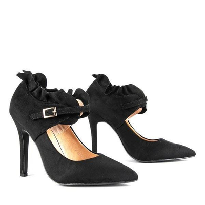 Black Chantel Rüschenabsätze - Schuhe