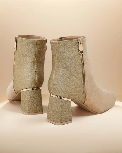 Royalfashion Damen Stiefeletten auf einem Stiletto Boratos