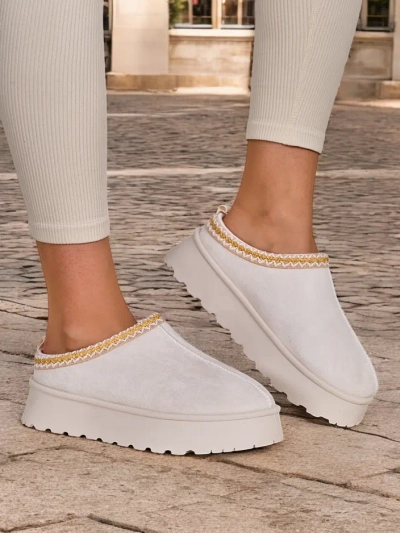 Royalfashion Kurze Schuhe im Stil von Damen-Schneestiefeln Flufi