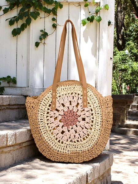 Royalfashion Солом'яна жіноча сумка Flora Grande