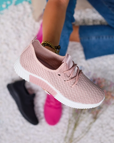 Rosa Sportschuhe für Damen aus Stoff Vobbu- Footwear