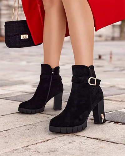 Royalfashion Damen Stiefeletten mit hohen Absätzen Molin