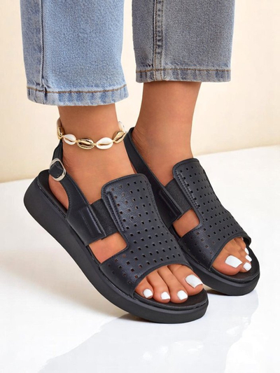 Royalfashion Damen Sandalen mit dicker Sohle BreezyStep