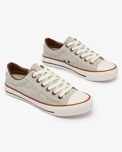 Royalfashion Hellgraue Damen Gumpy Sneakers