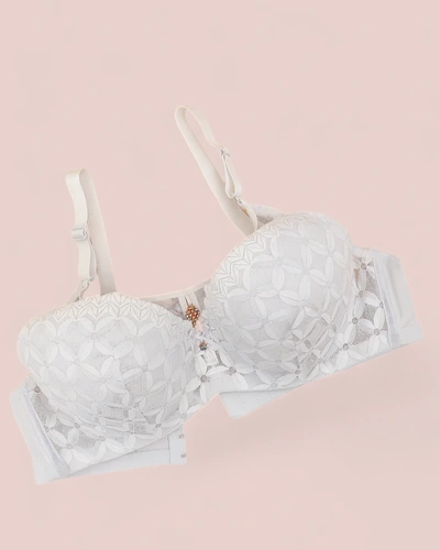 Royalfashion Damen gepolsterter BH mit Spitze