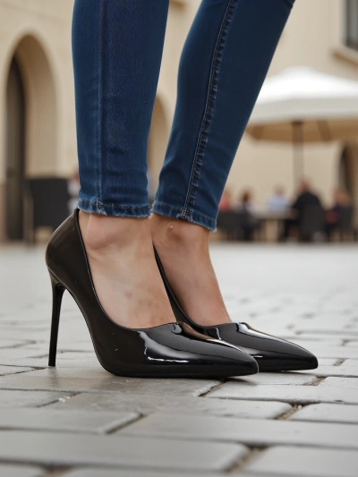 Royalfashion Damen klassische spitze Stilettos Dofenis