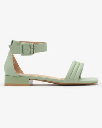 Royalfashion Mint Laylina Sandalen mit niedrigem Absatz