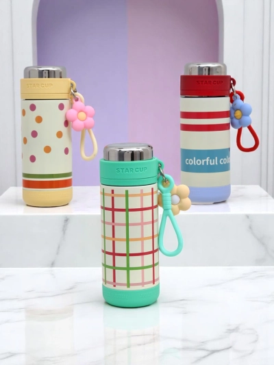 Royalfashion Thermobecher Thermos mit Keep Young Etikett