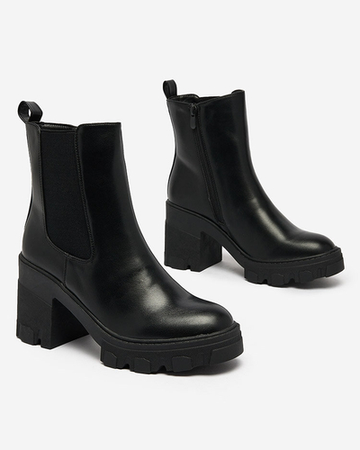 Royalfashion Schwarz Damen Atherta Stiletto Stiefel