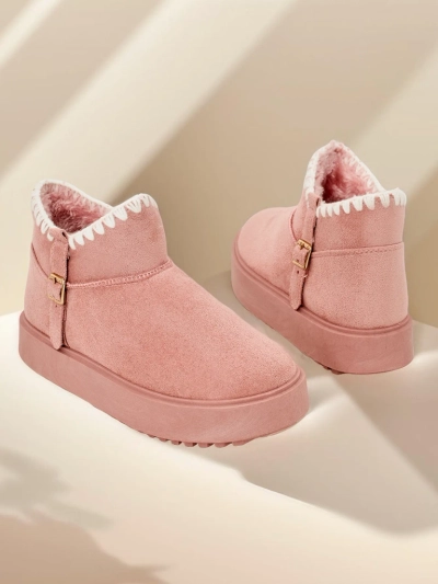 Royalfashion Damen kurze Schneestiefel Ewioz