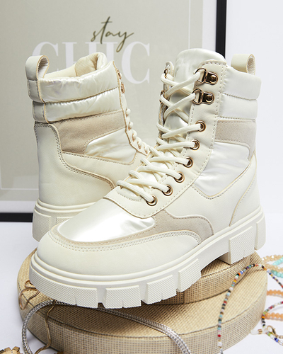 Cream Damen isolierte Trapper-Stiefel Kasemi- Footwear