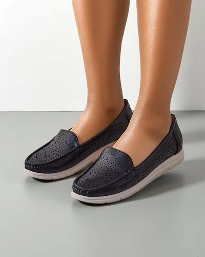 Royalfashion Damen Perforierte Mokassins Besset