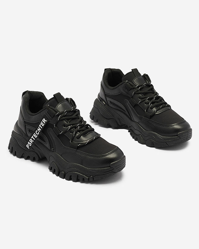 Schwarzer Damen-Sneaker Sportschuhe Evilpo- Footwear