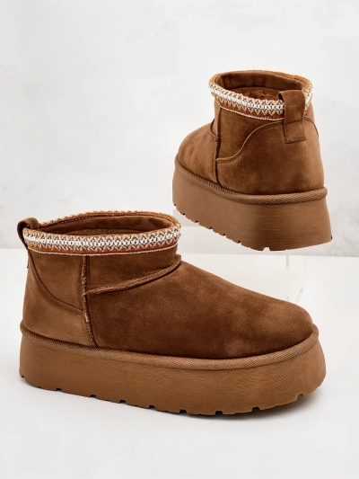 Royalfashion Damen Kurzstiefel a'la Schneestiefel Xoalla