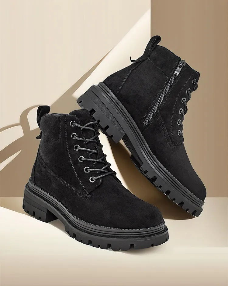 Royalfashion Damen Trapper Stiefel Savbery