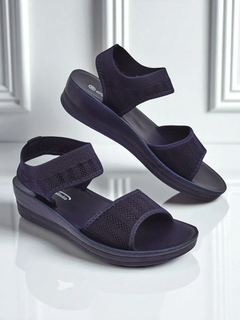 Royalfashion Damensandalen mit dickerer Sohle Viva Flex II