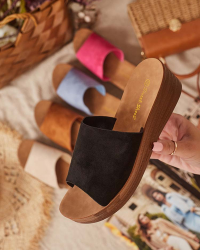 Royalfashion Women's Saffil low-heeled flip-flops