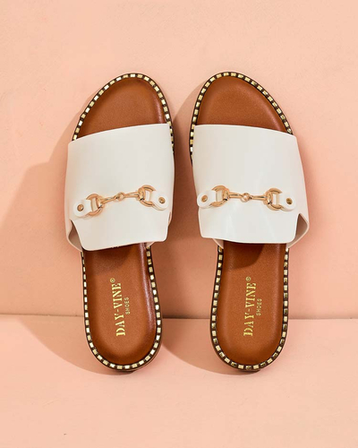 Royalfashion Жіночі шльопанці Ovib на плоскій підошві