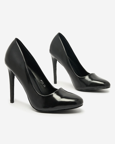 Royalfashion Schwarze Stiletto-Pumps Retogasa