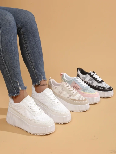 Royalfashion Damen Plattform-Sneaker Siserra