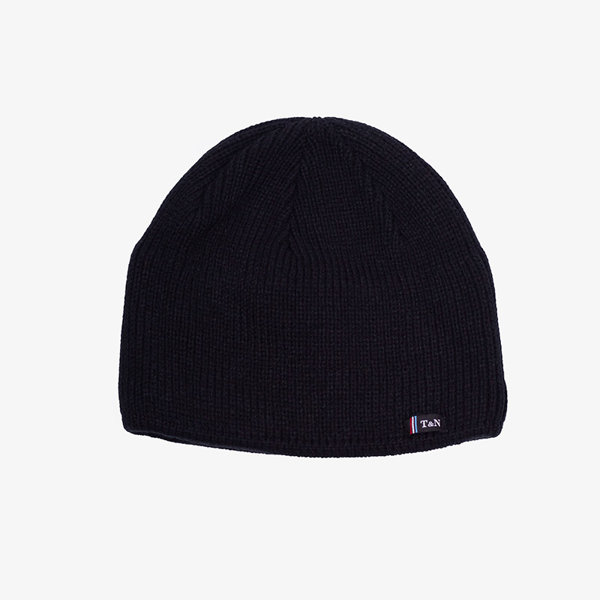 Чорна чоловіча утеплена шапка