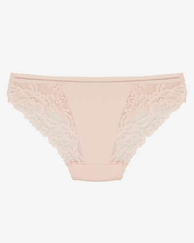 Damen-Spitzenhöschen in Rosa- Unterwäsche