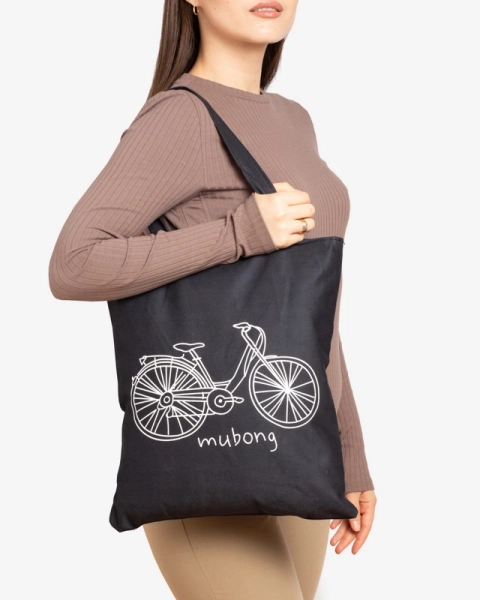 Royalfashion Materialtasche mit weißem Druck