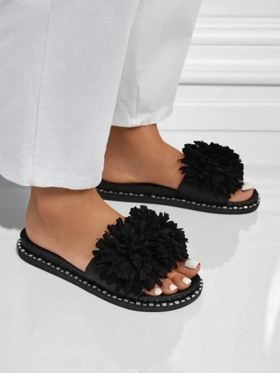 Royalfashion Damen Pantoletten Flora Blide mit flacher Sohle