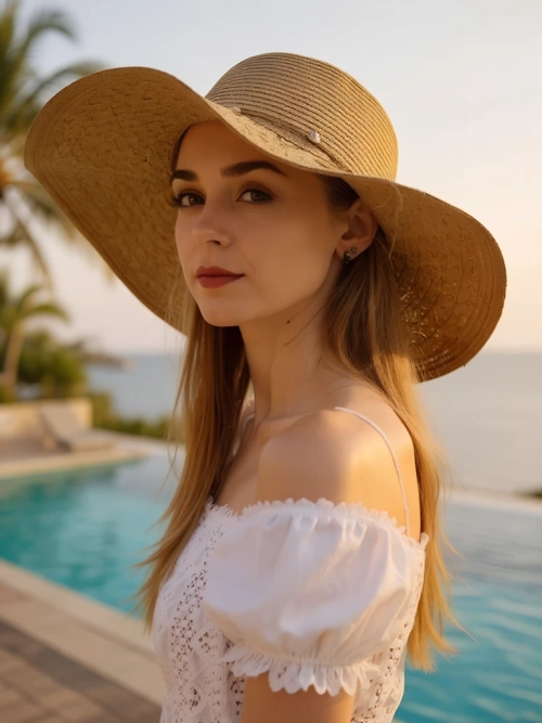 Royalfashion Солом'яний капелюх для жінок Aveline