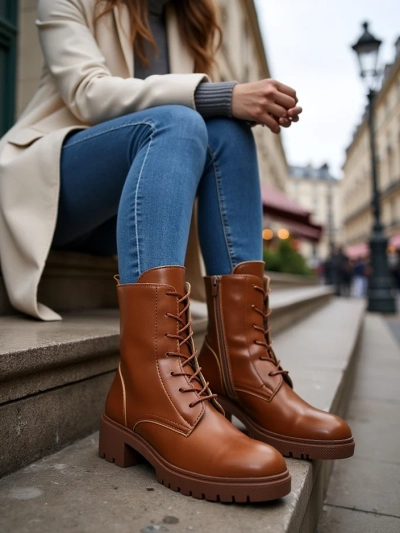 Royalfashion Women's Bumalo Schnürstiefel