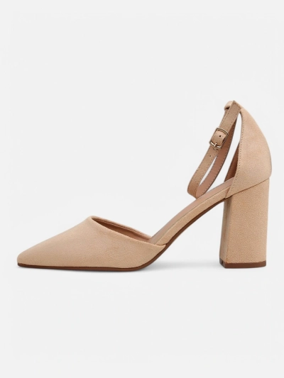 Royalfashion Damen-Eco-Suede-Pumps Caldeno