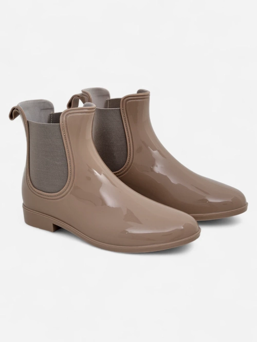 Royalfashion Жіночі лаковані гумові чоботи Seris