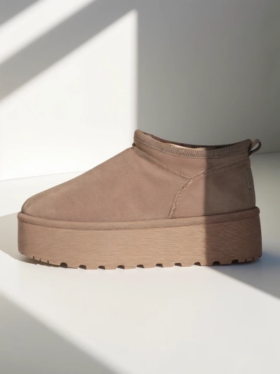 Royalfashion Damen Kurzstiefel a'la Schneestiefel Ozozi