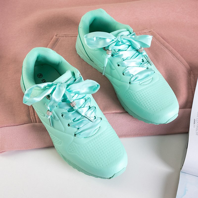 Mint Damen Sportschuhe mit einem Band Minorina - Schuhe gebunden