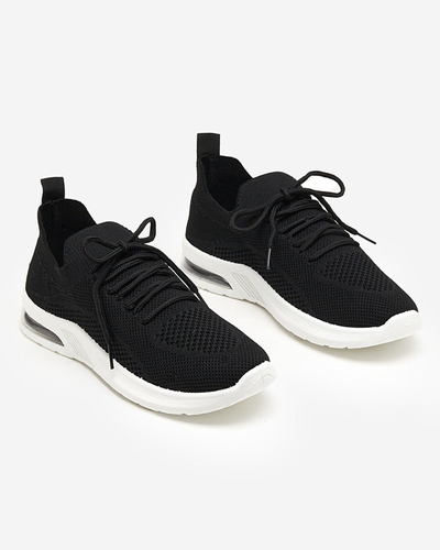 OUTLET Schwarze Sportschuhe für Damen Komristo - Schuhe