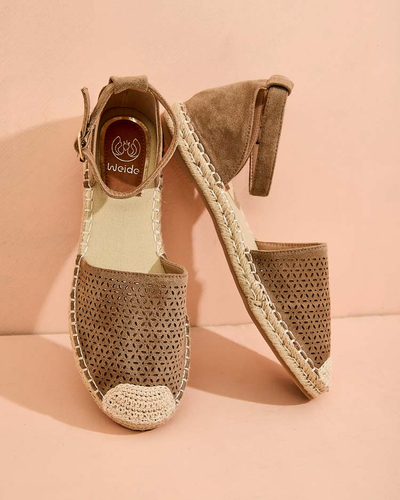 Royalfashion Damen Felle Espadrilles