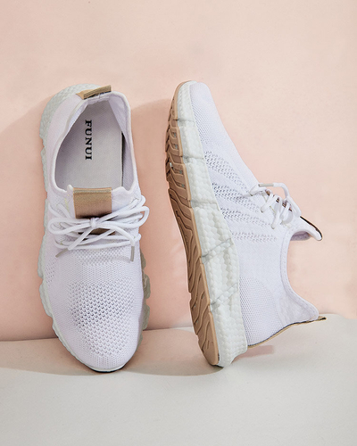 Weiß-beiger Sportschuh für Damen Baym - Footwear