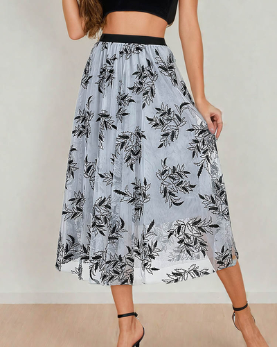 Royalfashion Doppellagiger Midirock für Damen