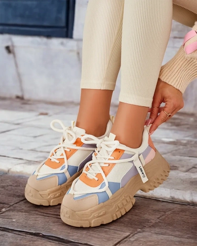 Royalfashion Damen Plateau Turnschuhe Bereya