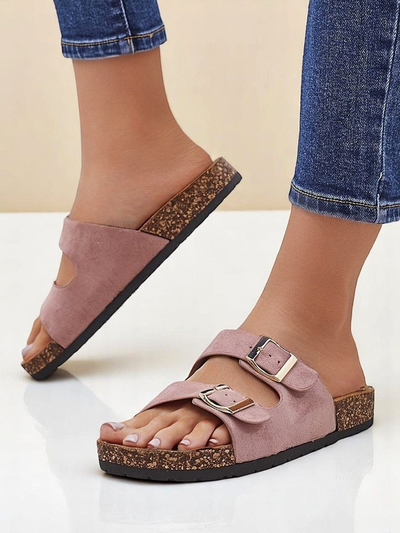 Royalfashion Damen-Sandalen mit Schnallen Foumy