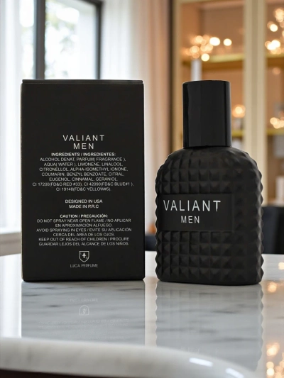 Inspirierendes Eau de Parfum für Herren Valiant Black