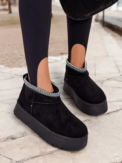 Royalfashion Жіночі короткі черевики а-ля снігоступи Xoalla